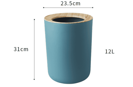 poubelle bureau design mesures dimensions